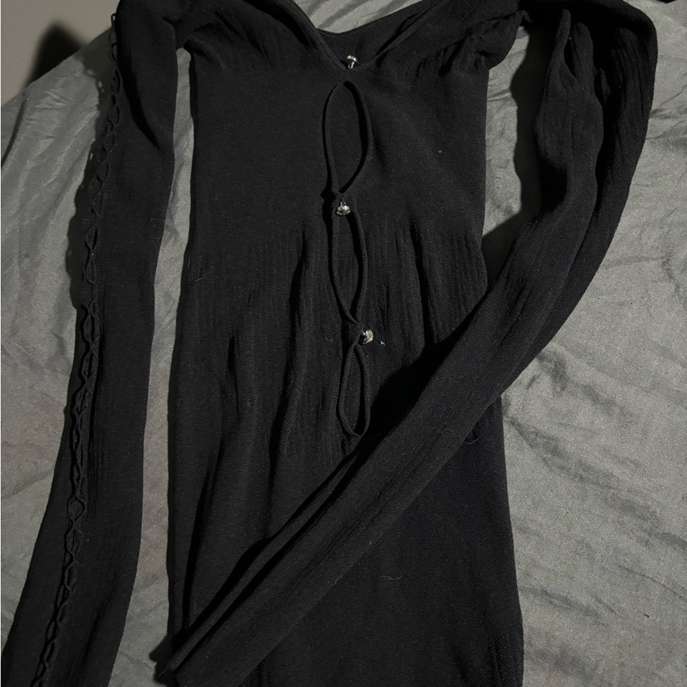 black poster girl dress
